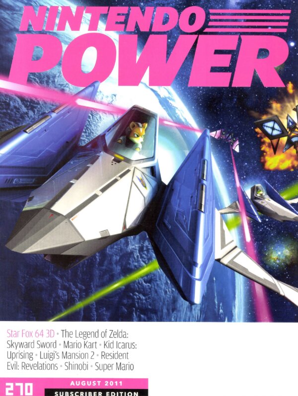 Nintendo Power Issue 270 (August 2011) cover